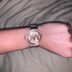 Rose gold Michael k. Watch